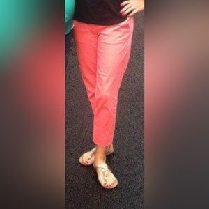 J.Crew City Fit Stretch size 0 ankle pink pants